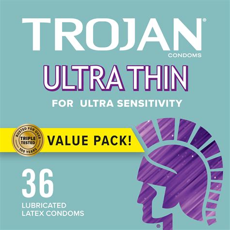 do trojan ultra thin condoms break easily